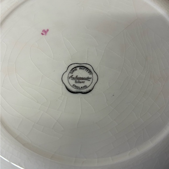 Vintage Ambassador Floral Cream Dinner Plate - Picture 5 of 6